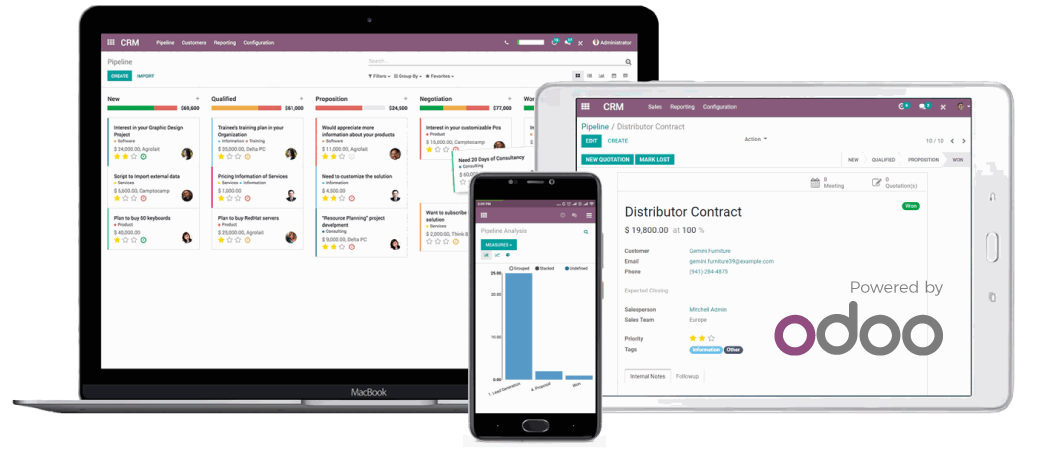 Odoo ERP • Aliado principal de Trescloud