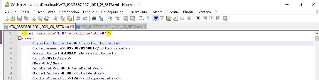 Demostración de la configuración en error de ATS en odoo 15 en la localización de Trescloud.