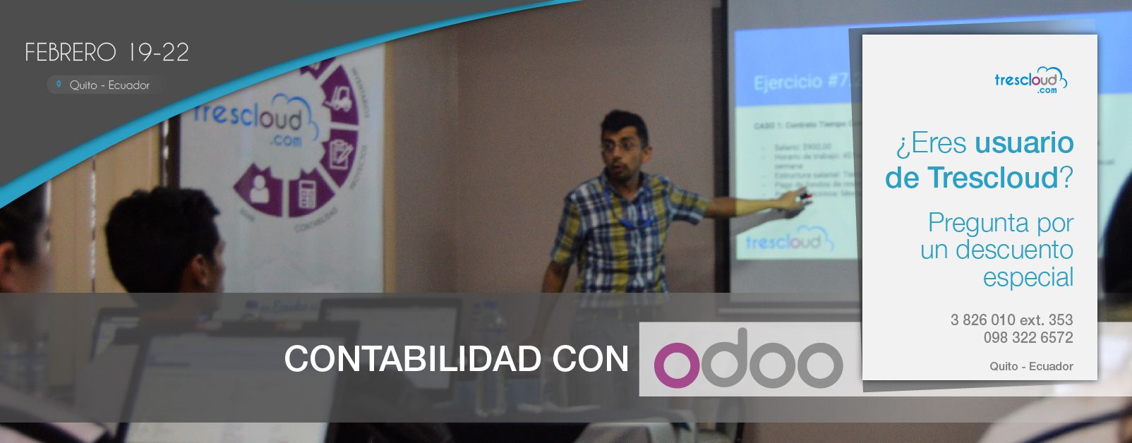 Odoo CMS - una imagen grande