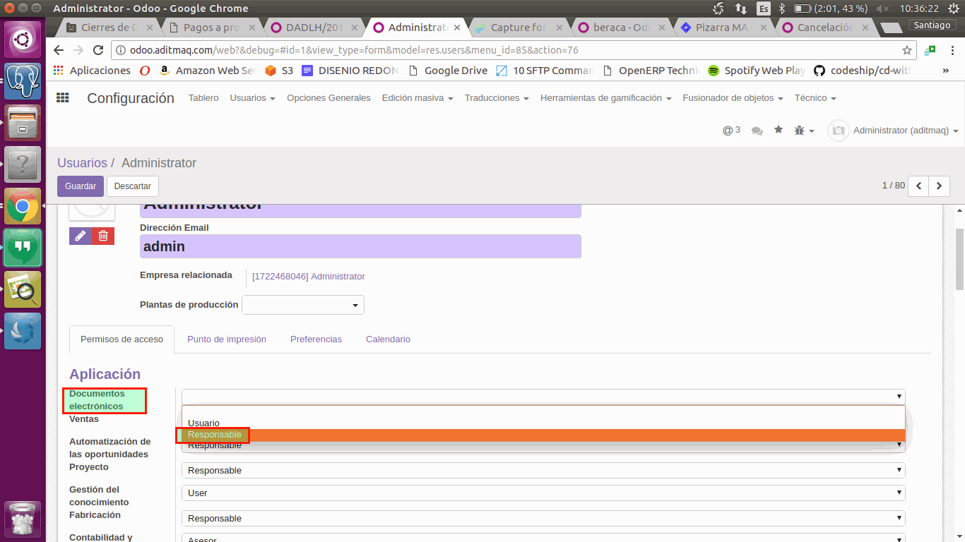 Imagen de Odoo ERP y bloque de texto