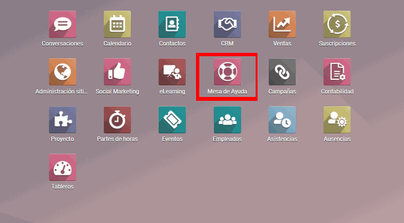 Odoo • Módulo de Helpdesk o Mesa de Ayuda